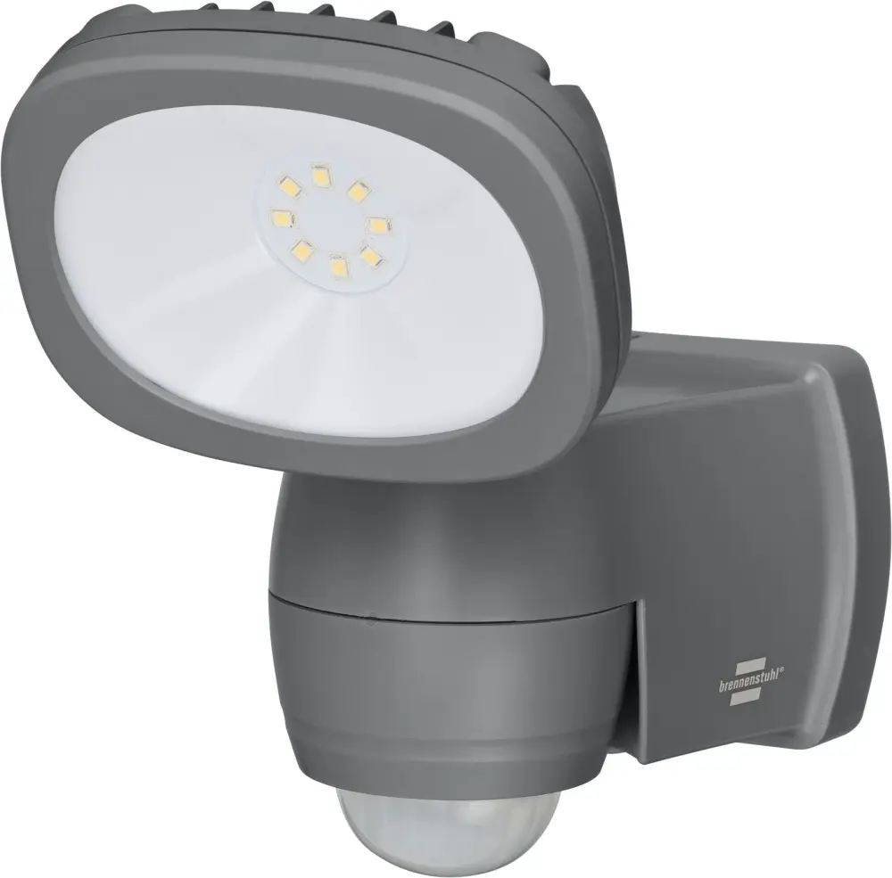 Brennenstuhl 1178900100 - LUFOS 400 De baterí recargable LED Wall Spotlight Motion Detector (440 lm)