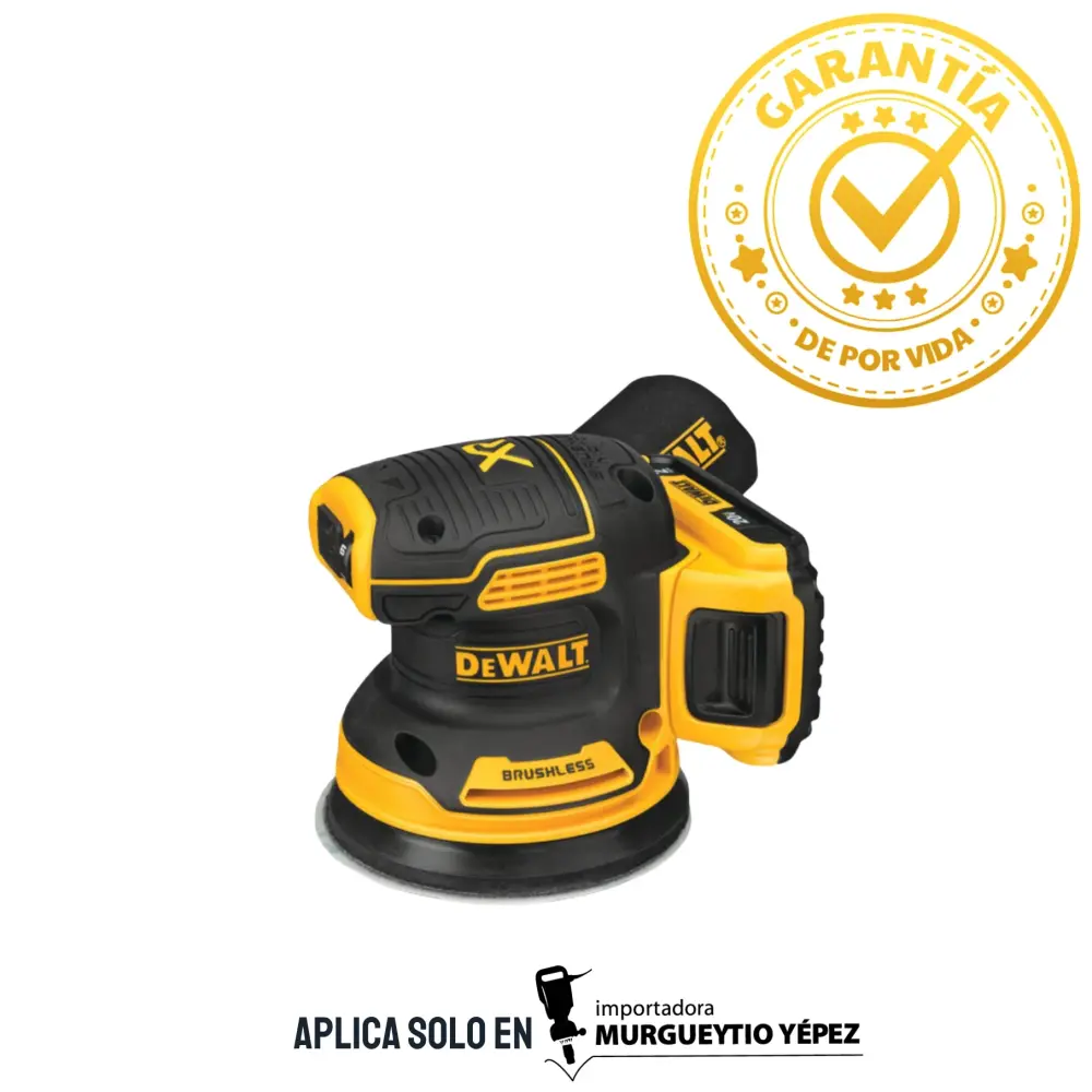 Atornillador Inalámbrico DCW210D1 - Lijadora Orbital 5'' 20V 12000OPM