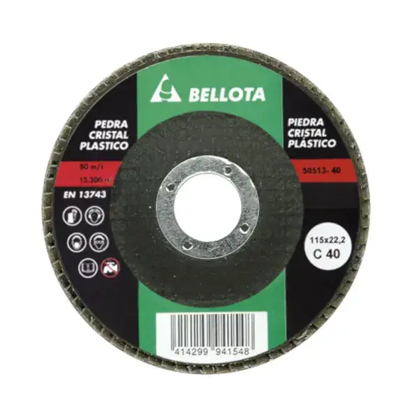 Disco de láminas piedra g120 bellota