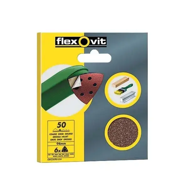 6 LIJAS DELTA GR 50 FLEXOVIT