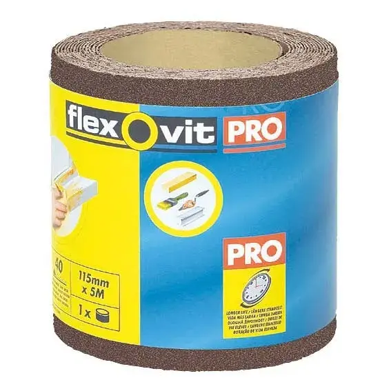 Rollo de lija pro gr 40 flexovit
