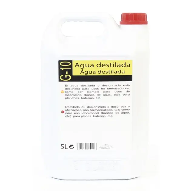 Agua destilada 5 l