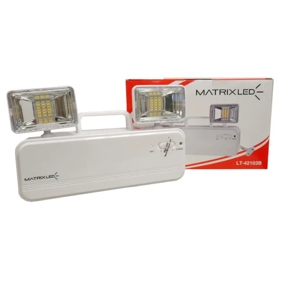 Linterna Magnética Lampara Led De Emergencia Matrix Led Dos Faros Luz Blanca 6000K