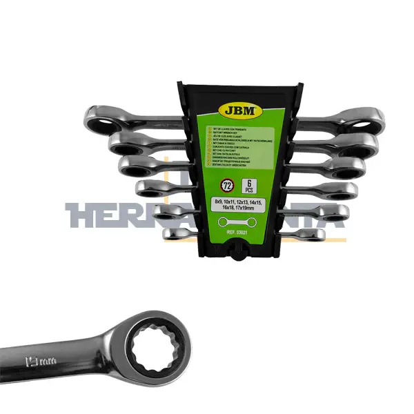 Lijadora Orbital SET DE 6 LLAVES CON TRINQUETE