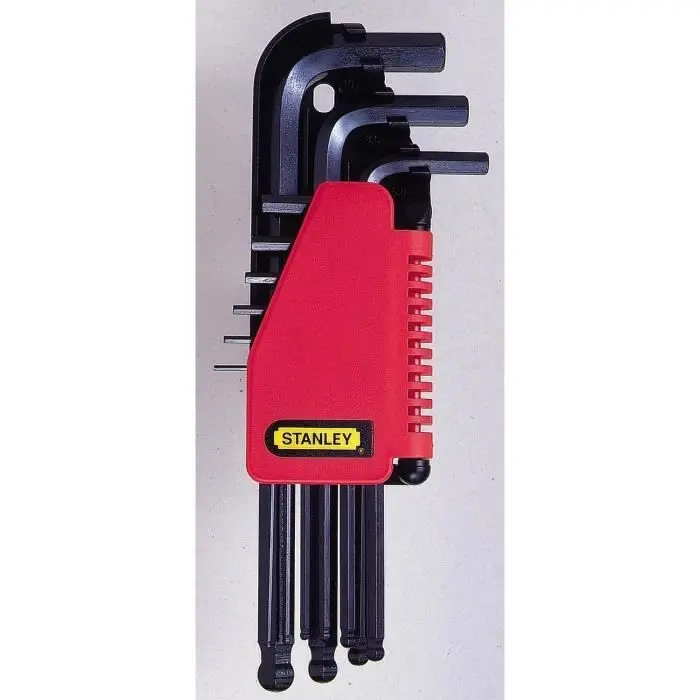 Stanley juego de 9 llaves macho cabeza esférica
