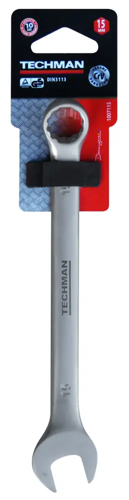 Llave combinada industrial de 14 mm Techman