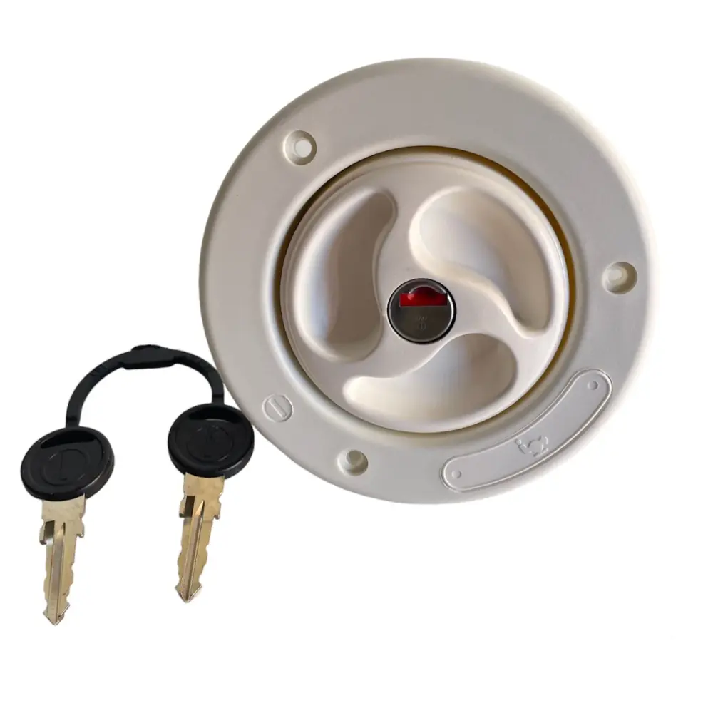 Boca de llenado de agua con llave camper