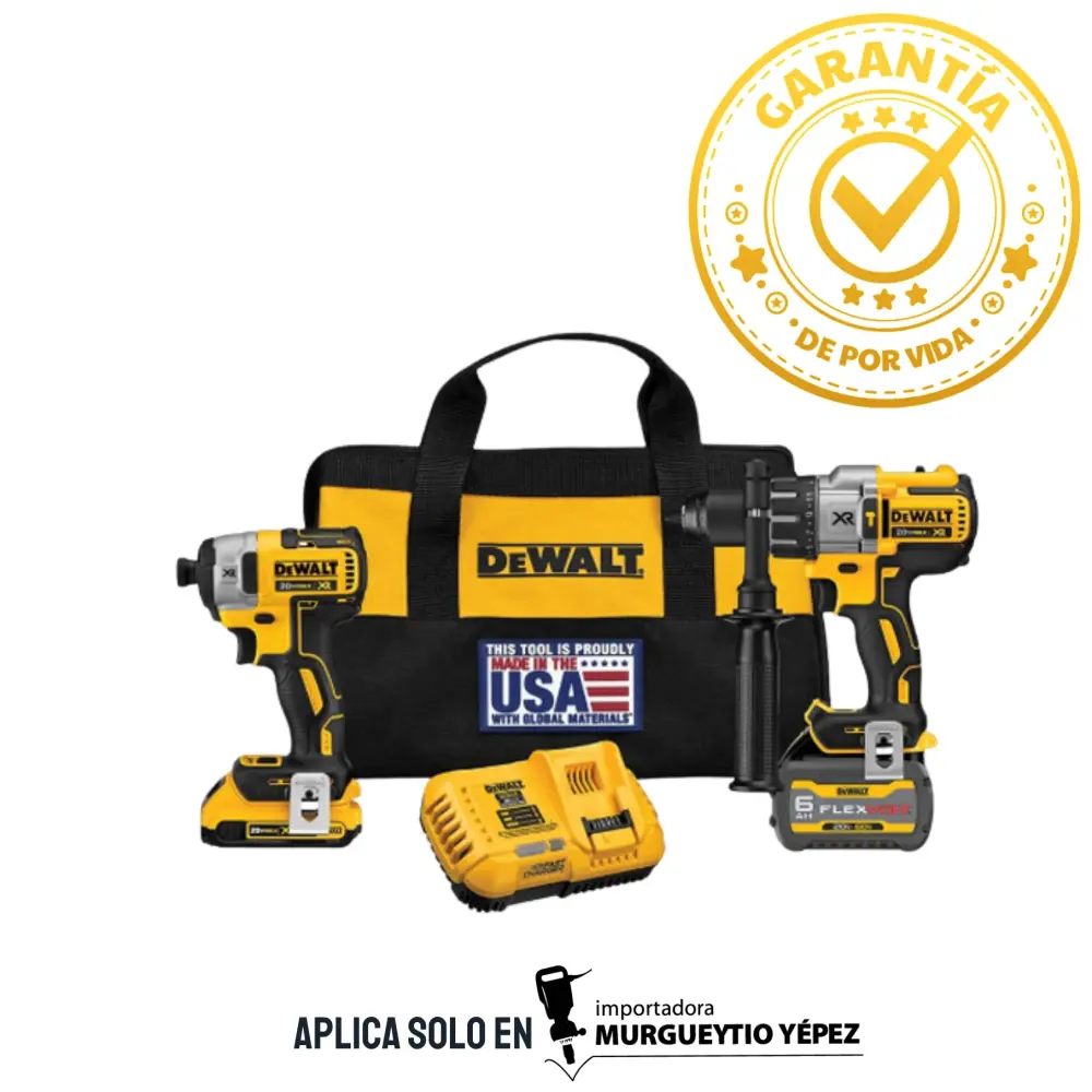 DCK299D1T1 - Combo Taladro Percutor y Llave de Impacto FLEXVOLT