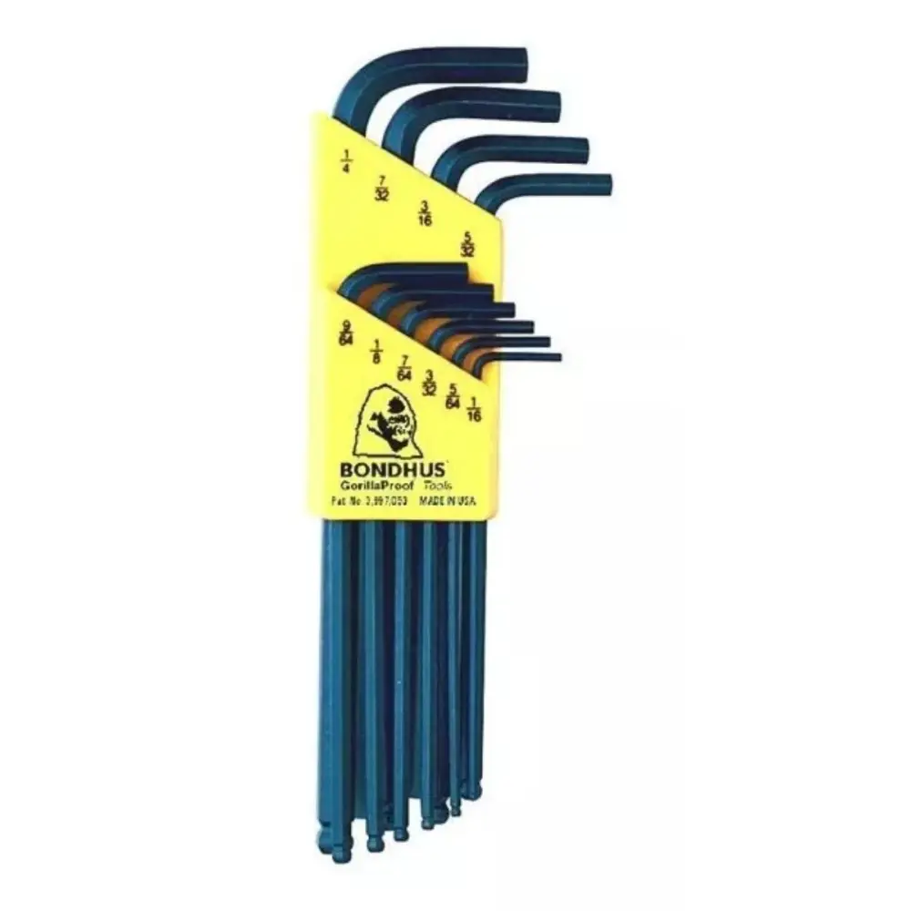 Juego de Llaves Allen 10 Piezas 1/16-3/8" Bondhus 10938