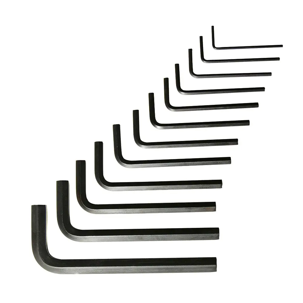 Juego de 12 Llaves Allen es "L" en Pulgadas Estuche Urrea 4972