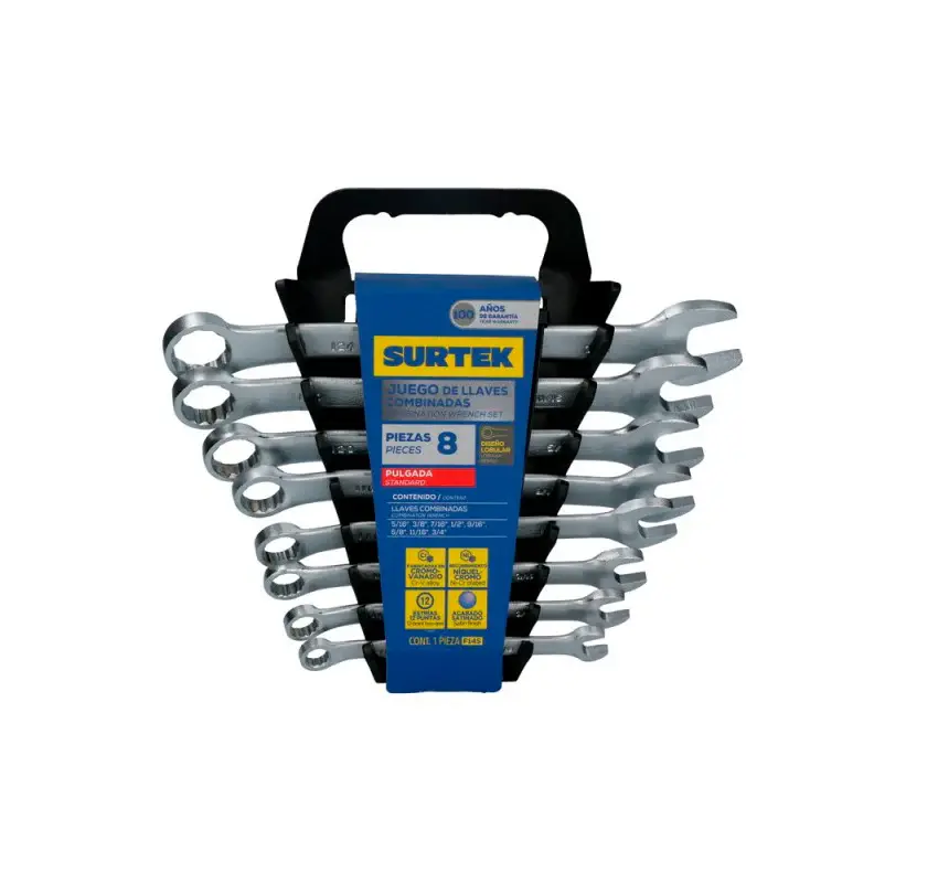 Juego de 9 Llaves Combinadas 12 Puntas Surtek 100521