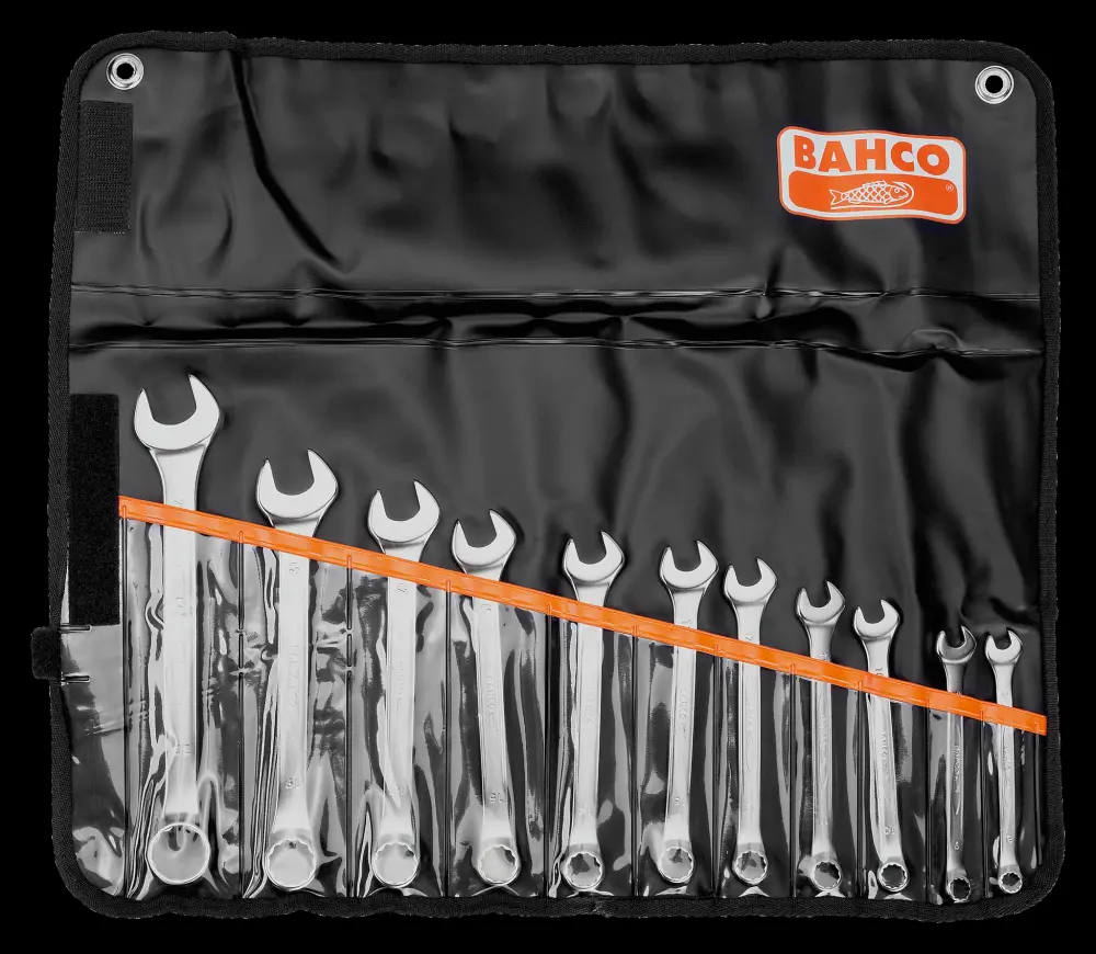 Juego de Llaves Planas Combinadas Bahco 111M 11T