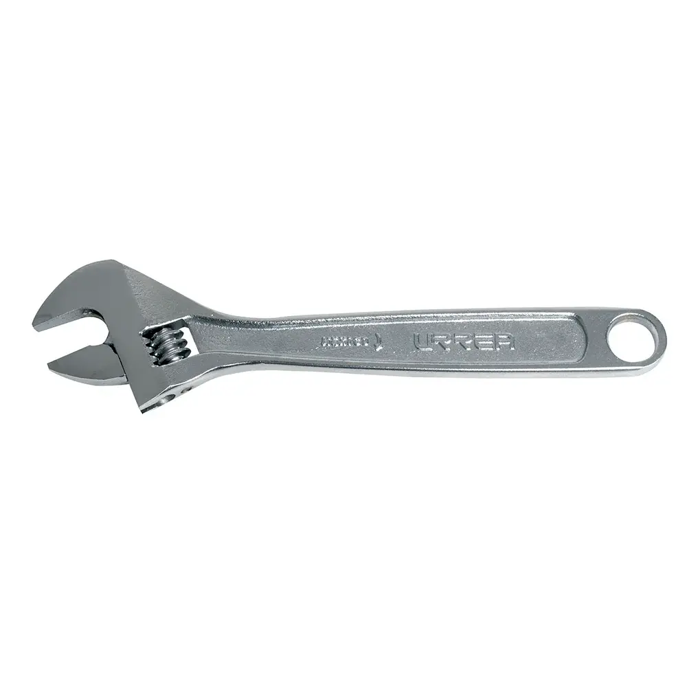 Llave ajustable cromada 4" Urrea