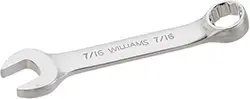 Llave Mixta Corta 7/16", 12 Puntas, Williams 11314