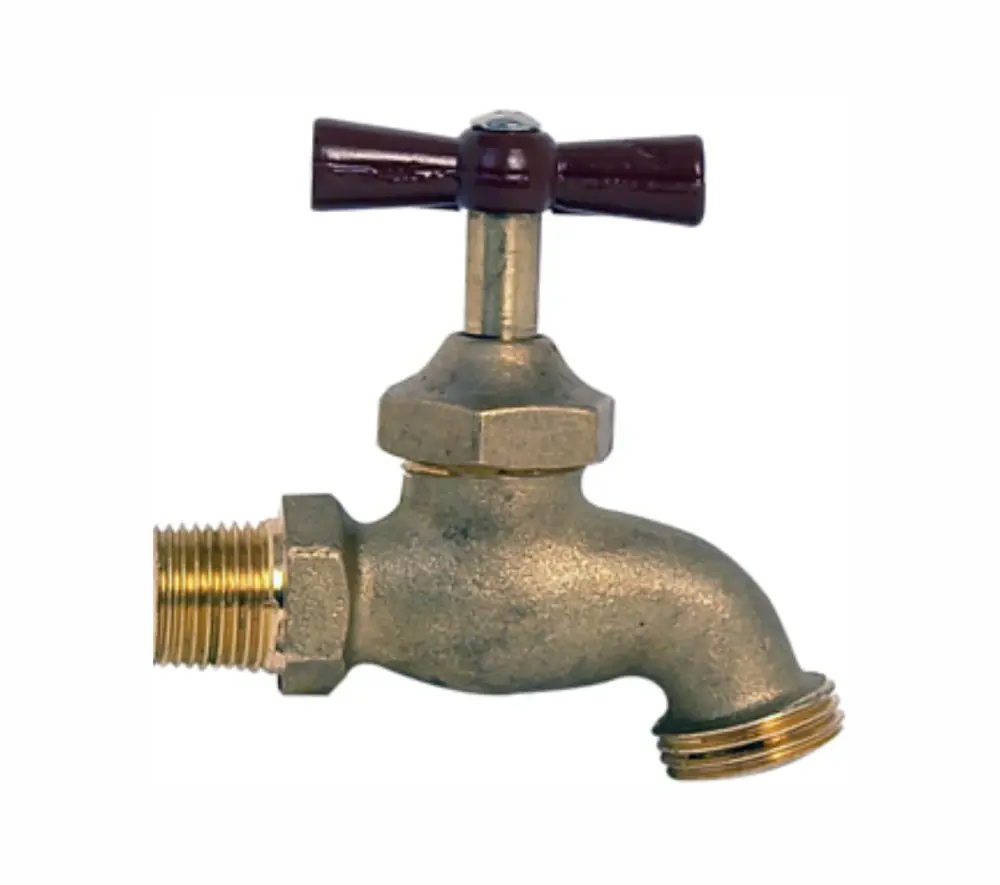 Llave para Jardín Amplio sin Pulir de 1/2" Rugo 2G Tamaño Estándar