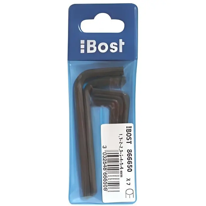 Uso juegos de llaves allen hexagonales macho bost - 7 piezas