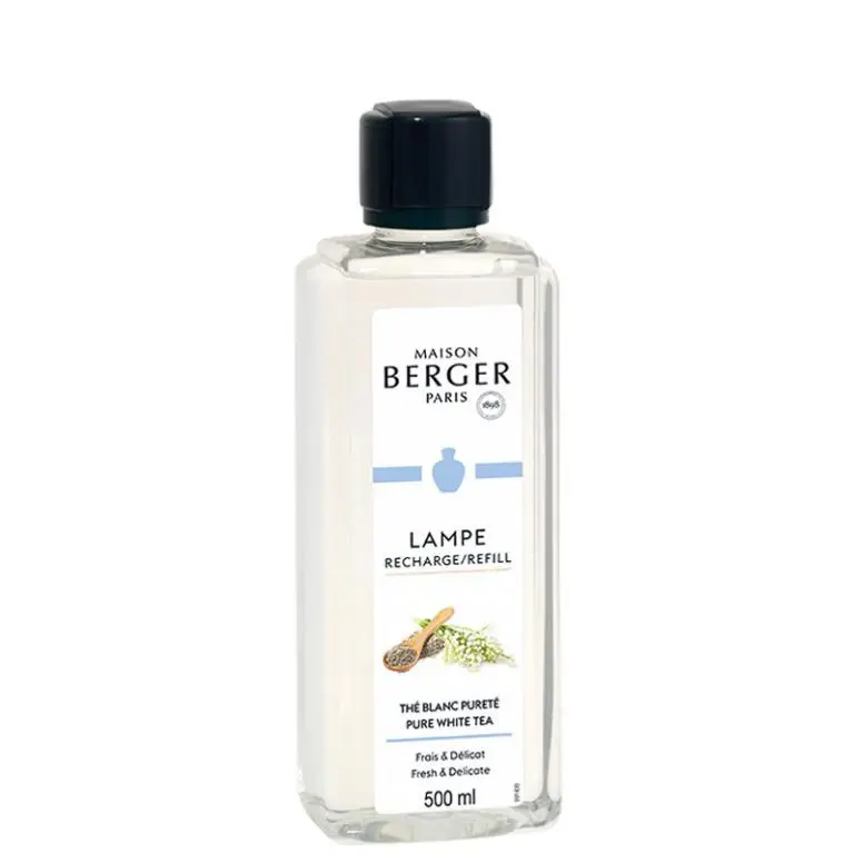 Lámpara de Diseño Perfume lámpara catalítica Thé blanc Purete 500 ml Maison Berger