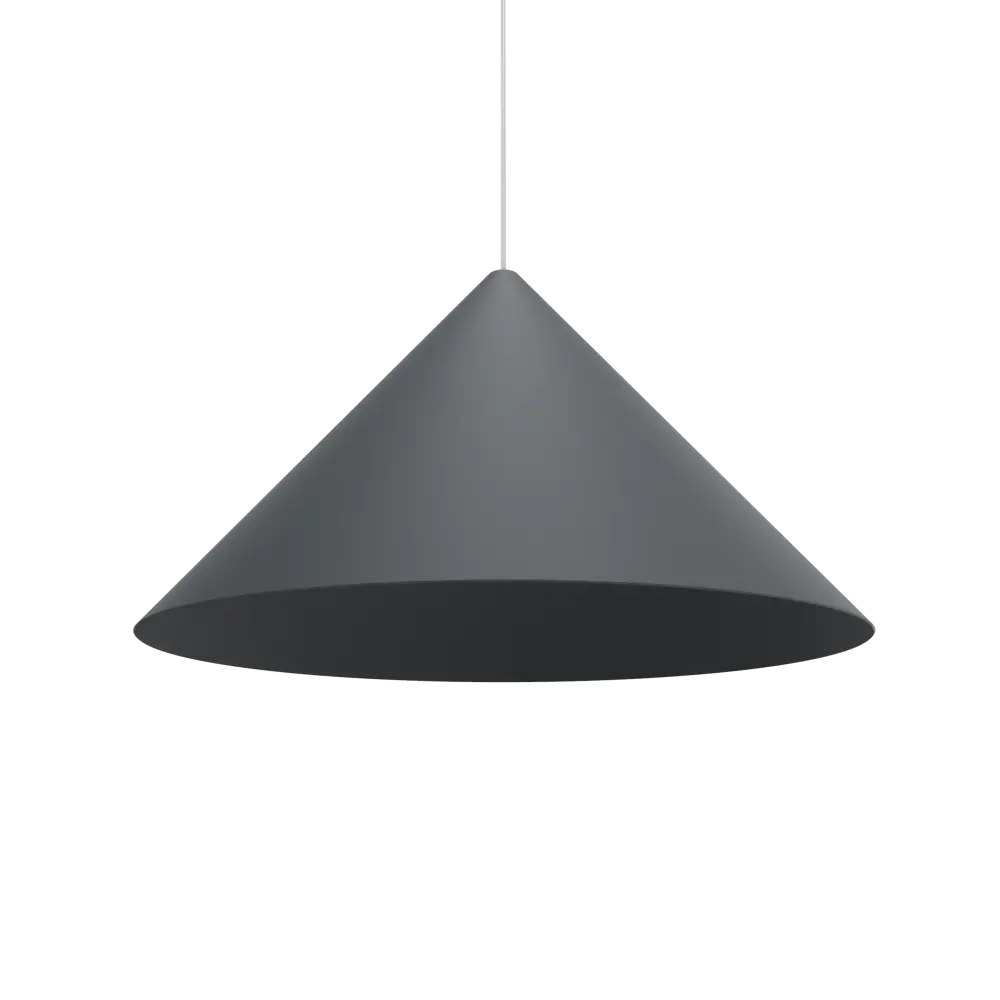 Iluminación LED Premium Pinocchio lámpara pendiente, 1x E27, max 42w, gris antracita, d.50cm