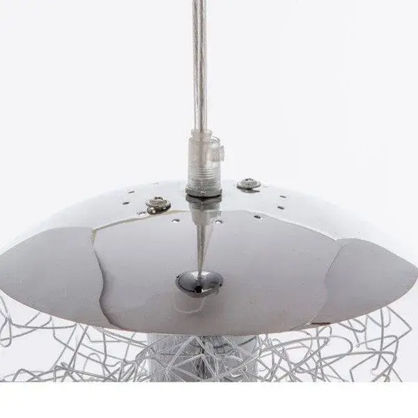 Lámpara colgante Ball alambre 30 cm con Pantalla de Tela