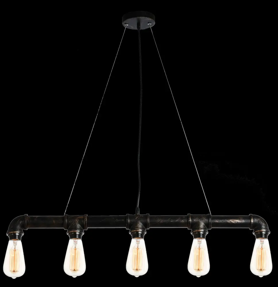 Lámpara de Techo Empotrable Lampara colgante Industrik Tecnohome negro