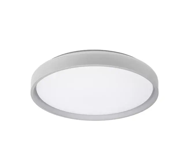 Luminaria de Techo para Baño plafon de techo metálico color blanco serie morgan 50cm