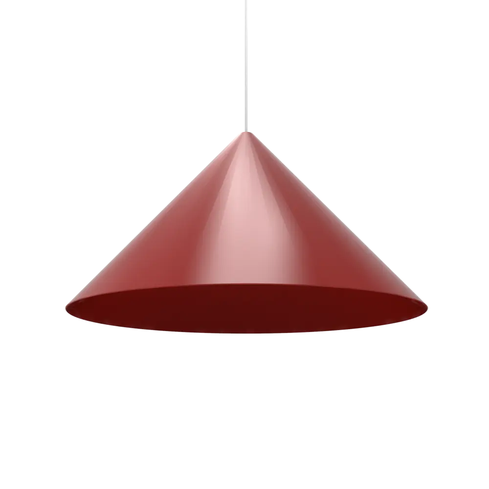 Pinocchio lámpara pendiente, 1x E27, max 42w, rojo radiante, d.70cm con Certificación CE | Envío Rápido