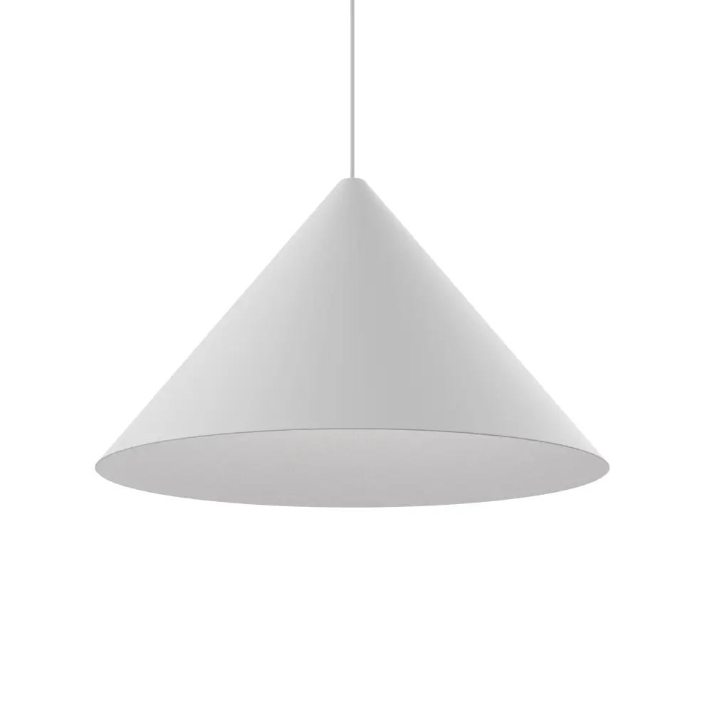 Plafón de Cristal Esmerilado Pinocchio lámpara pendiente, 1x E27, max 42w, blanco mate, d.50cm