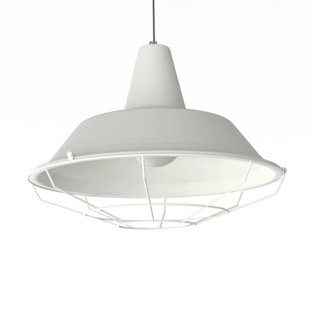 Tivoli lámpara pendiente, 1xE27, max 42w, blanco mate, d.35cm con Montaje Flush al Techo