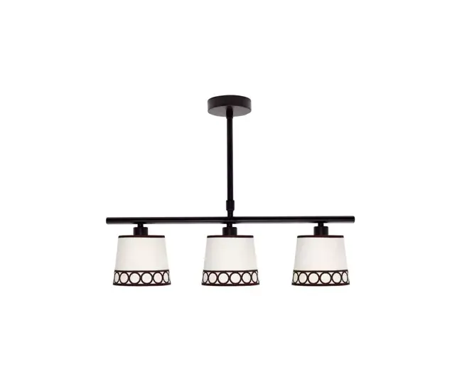 lampara de techo metálico color marron serie dalia 58cm