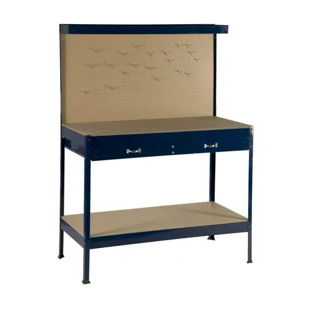 Banco de trabajo con 2 cajones