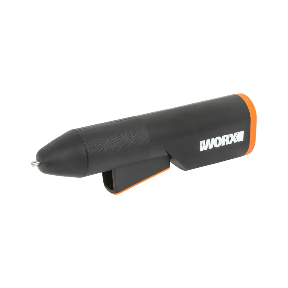 Worx WX746.9 - Pistola de silicona MakerX 20V con Mango Ergonómico