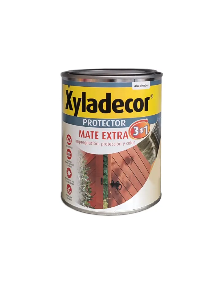 Xyladecor mate extra 3 en 1 750 ml (castaño)