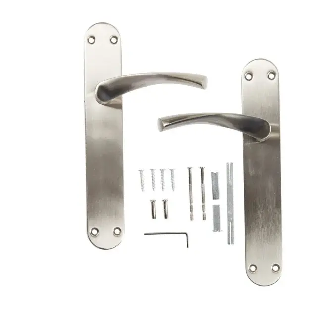 Uso juegos de manillas breage - niquel satinado colours