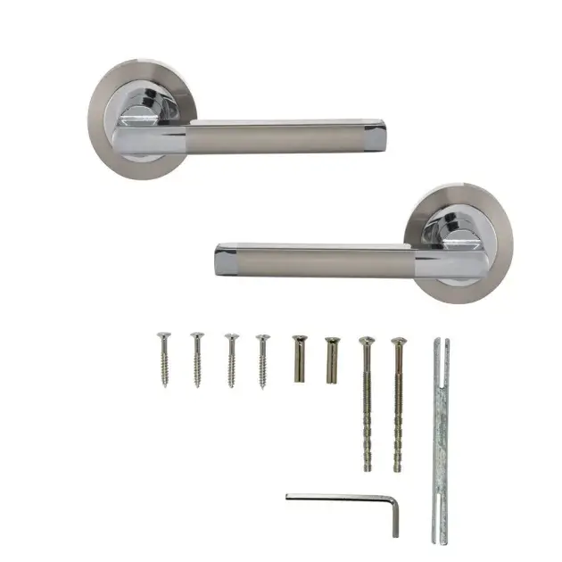 Uso juegos de rosetas jaslo - niquel satinado colours