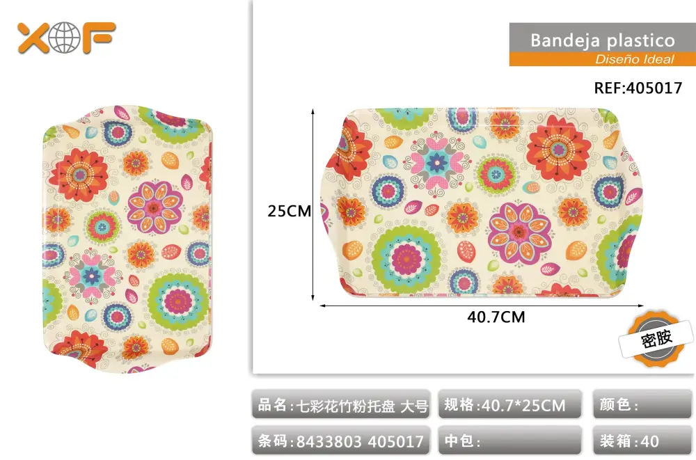 BANDEJA PLASTICO 6016S 40*5CM