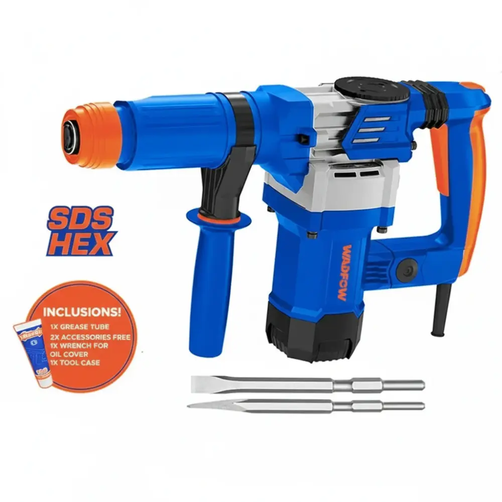 Marteau piqueur WADFOW SDS-HEX 1300 W / 15 J (WDB1D45)