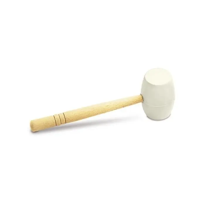 Mazo de goma rubi - blanco - 500 gr
