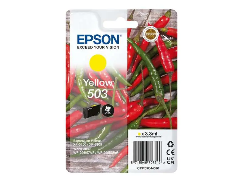 Epson 503 Amarillo Cartucho de Tinta Novedoso - C13T09Q44010