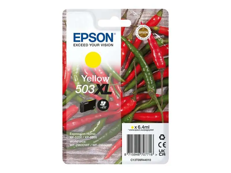 Epson 503XL Amarillo Cartucho de Tinta Genuino - C13T09R44010