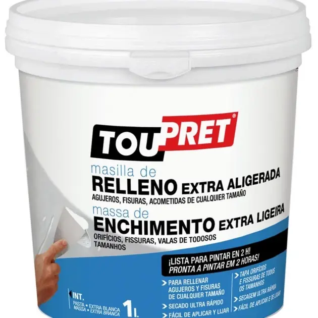 Masilla extra ligera toupret 1 kg