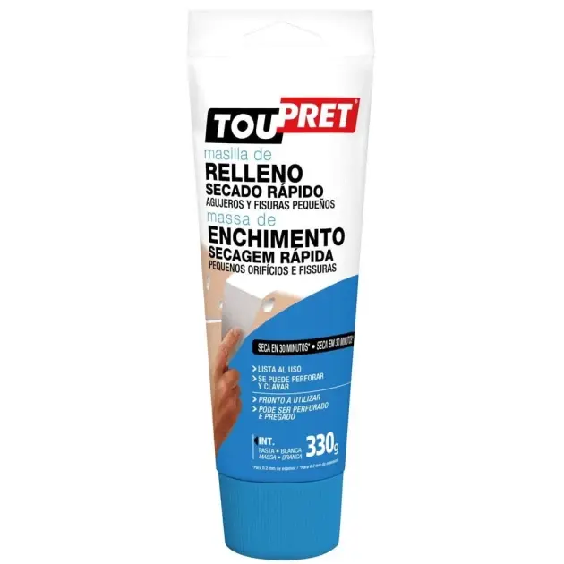 Masilla secado rápido toupret 330 gr