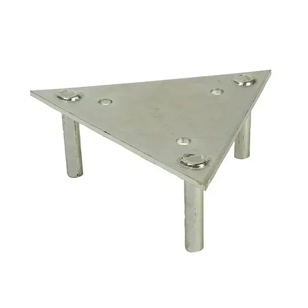 Base fija de atornillar, zinc + rpr televes