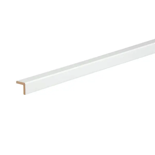 Cantonera blanca 2,5x2,5x244 cm