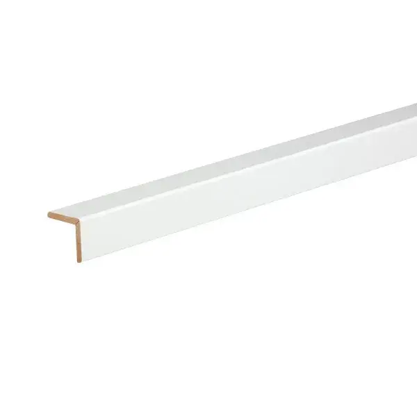 Cantonera blanca 3,5x3,5x244 cm