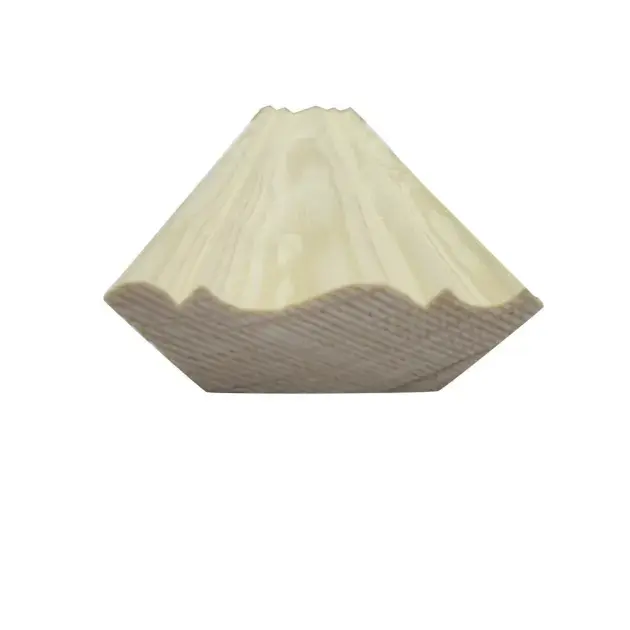 Cornisa madera natural 300 x 7 x 2 cm