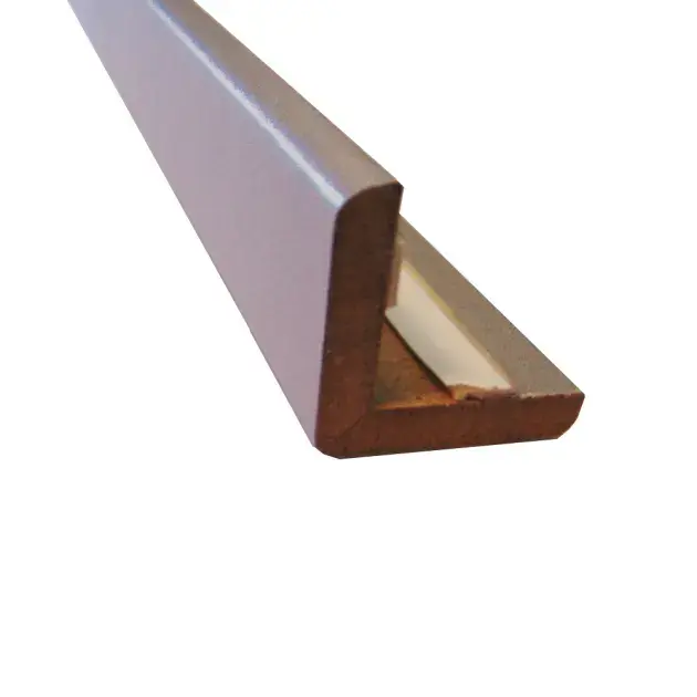 Moldura cubrecanto plata 244 x 2,5 x 2,5 cm