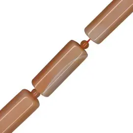 Cornalina Cilindro Facetado 29x11mm