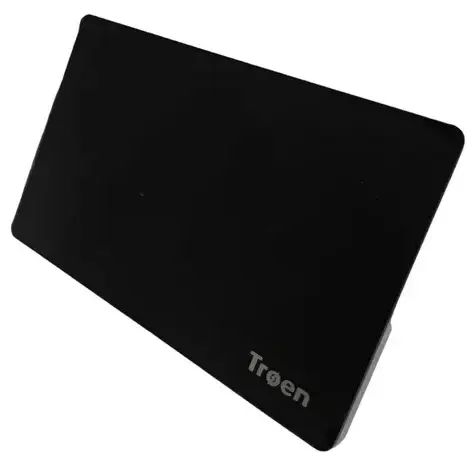 Tapa Ciega Para Empotrar Acabado Negro