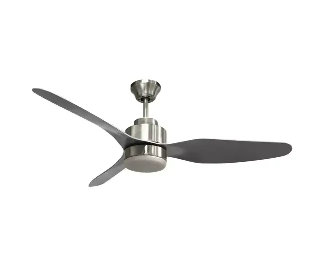 ventilador de techo metálico color niquel serie poniente 116cm