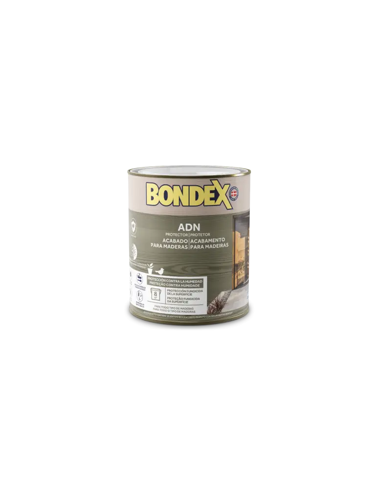 Bondex adn protector al agua satinado 750 ml (teca 905)